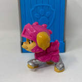Paw Patrol Rescue Knights Skye Mini Figure 1.75" with Plastic Castle