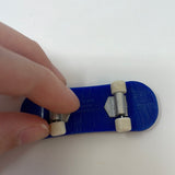 Tech Deck 2004 Skateboard Blue and Black with White Wheels Toy