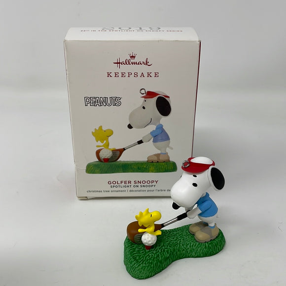 Hallmark Ornament 2019 - Golfer Snoopy - Peanuts Gang