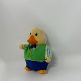 Li'l Woodzeez Famileez Quickquack Duck Dad Daddy 3" Figure Flocked Dressed
