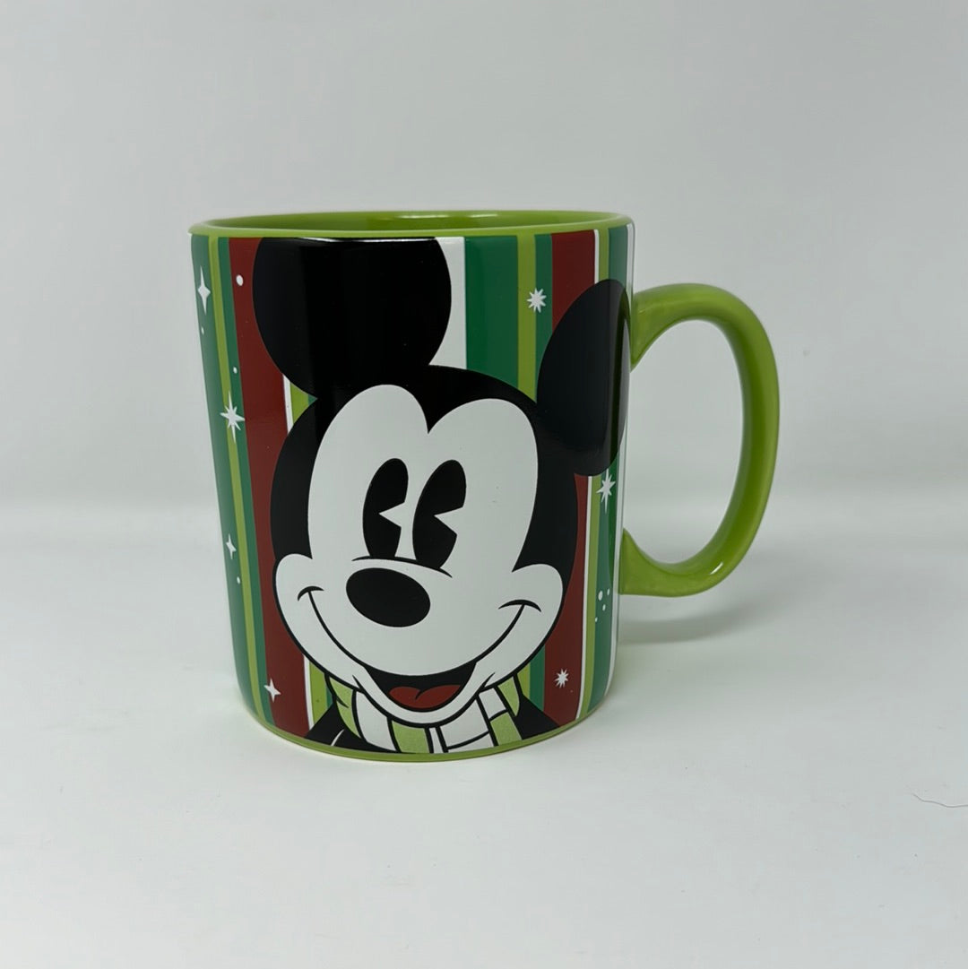 Disney Galerie Holiday Mickey Mouse Oversized 30 Oz Ceramic Coffee Cup   shophobbymall