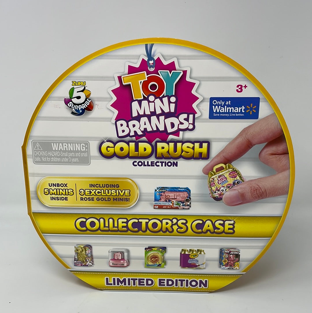 Toy Mini Brands GOLD RUSH Collection Zuru 5 Surprise Collector's Case –  shophobbymall