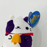 NWT Cats vs. Pickles HTF #108 MOO MOO White Purple Cat small 5" Beanbag Plush