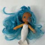 Vintage Sea Wees Tropigals Camille Blue White 4" Mermaid Kenner CPG 1979 Figure