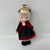 Precious Moments Doll 7.5" Little Gabrielle Christmas Holiday little Girl
