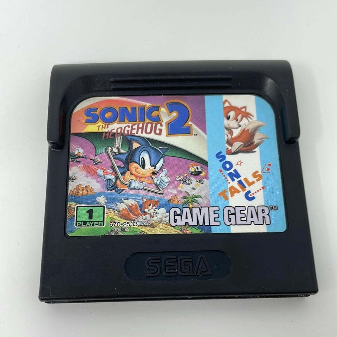 SEGA GAME GEAR SONIC THE HEDGEHOG 1 & 2 + SONIC TAILS