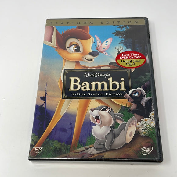 DVD Disney Platinum Edition Bambi 2 Disc Special Edition Brand New