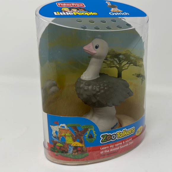 Fisher Price Little People Zoo Talkers Ostrich NEW