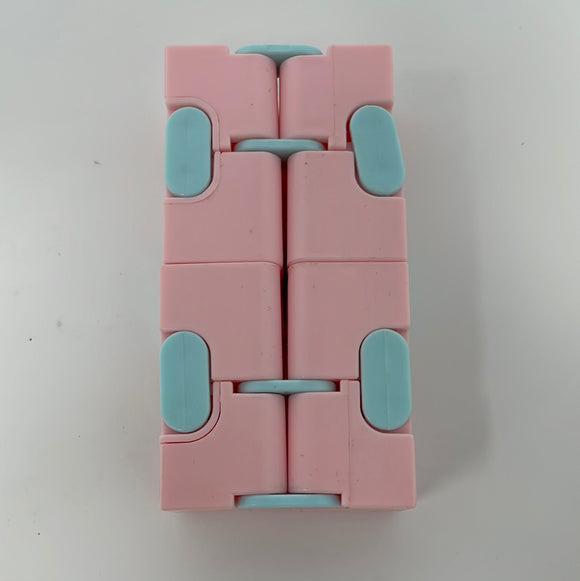 Pink and Blue Infinity Cube Fidget Toy