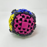 MEFFERTS GEAR BALL PUZZLE TWIST TURN PUZZLE RUBIK'S CUBE STYLE  BALL PUZZLE