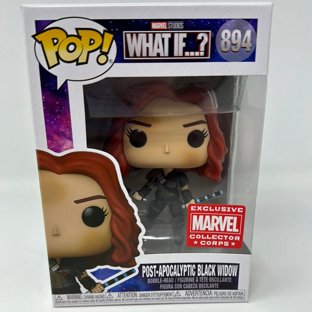 Figurine Funko Pop! Marvel What If? - Post-Apocalyptic Black Widow #894 - Édition Collector Corps - 3