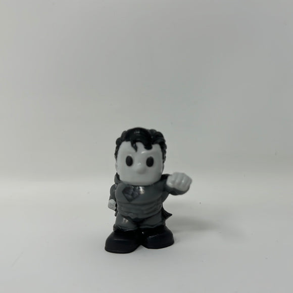 Ooshies DC BLACK AND WHITE SUPERMAN Mini Figure Mint OOP