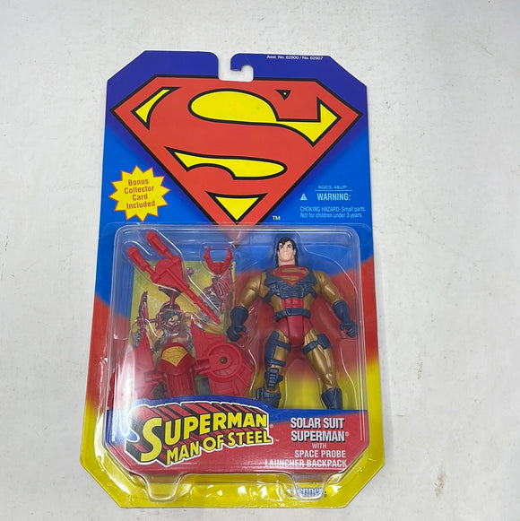 Superman Man Of Steel Kenner Action Figure Solar Suit Superman 1995