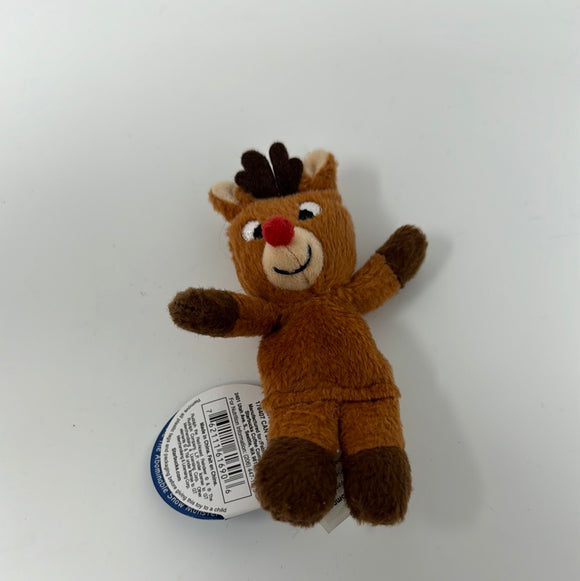 Rudolph The Red Nosed Reindeer Finger Puppet Rudolph New With Tags!