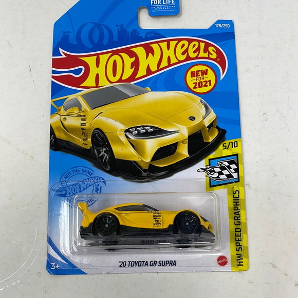 Hot Wheels 2021 HW Speed Graphics 5/10 ‘20 Toyota GR Supra 178/250