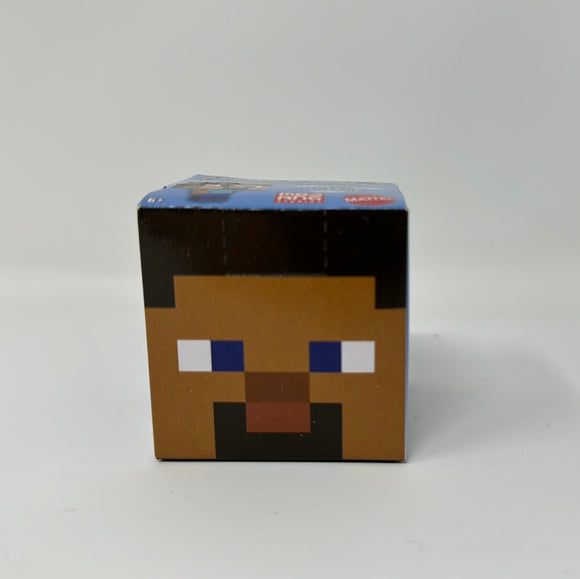 Mattel - Minecraft Mob Head Boxed Mini Figures - Steve (1 inch) BRAND NEW