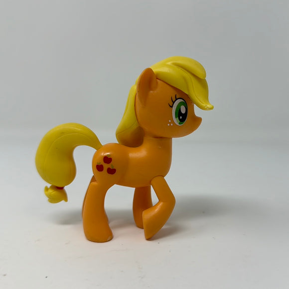 My Little Pony Applejack 3.5 Inch Plastic Action Figure Molded Hair