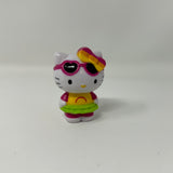 Rainbow Hello Kitty Heart Glasses & Green Tutu 1 3/4" Toy Action Figure Figurine