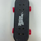 Tech Deck Skateboard Black with Red Wheels Toy
