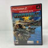 PS2 Socom II U.S. Navy Seals Red Greatest Hits