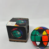 Vintage 80's Magic Ball Round Circular Rubiks "cube" Toy Unsolved Puzzle
