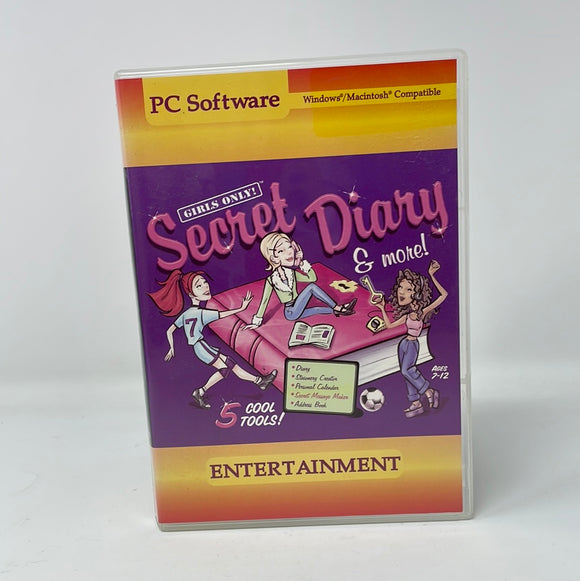 PC Software Windows/Macintosh Compatible Girls Only! Secret Diary & More! Entertainment
