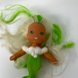 VTG Sea Wees Doll Breezy Long Hair Green White Icy Gals 1983 Hong Kong Toy Retro