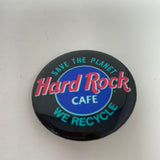 Vintage Hard Rock Cafe SAVE THE PLANET We Recycle - Button Pin  1.5" Diameter