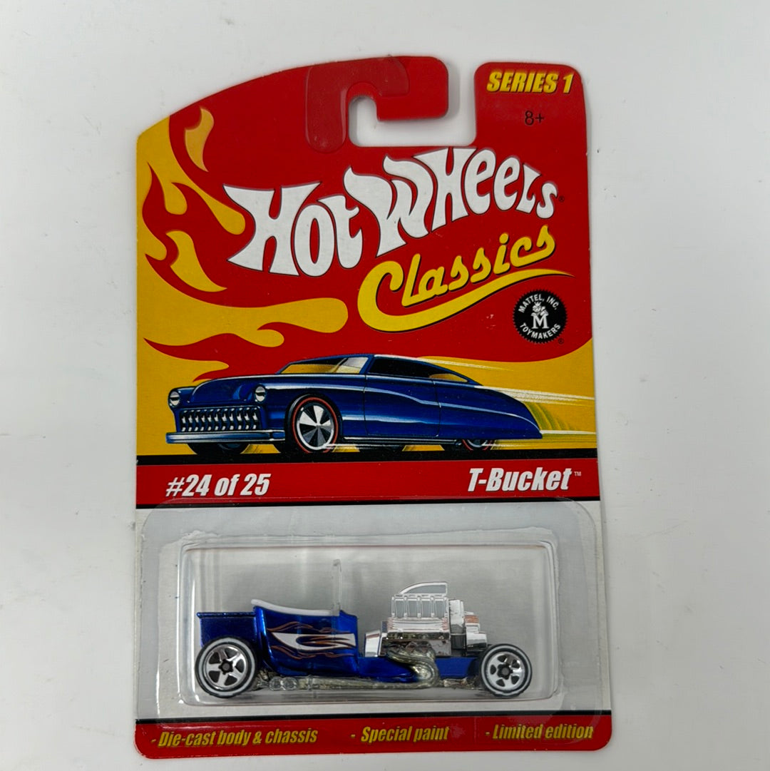 Hotwheels T-BUCKET 新品未開封 ブルーバード Hot Wheels Classics Series 1 T-Bucket Blue #24 of 25 – shophobbymall