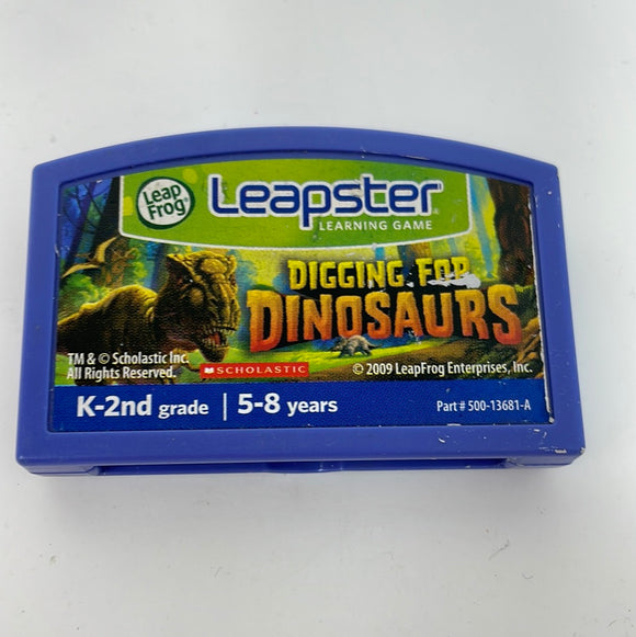 LeapFrog Leapster DIGGING FOR DINOSAURS Learning Game Cartridge - Cartridge ONLY