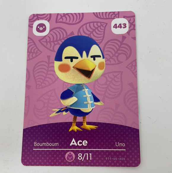 Animal Crossing Amiibo Cards Ace 443