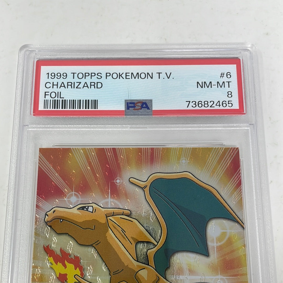 Pokemon Topps TV Series 3 Foil Aerodactyl 142/151 PSA 8