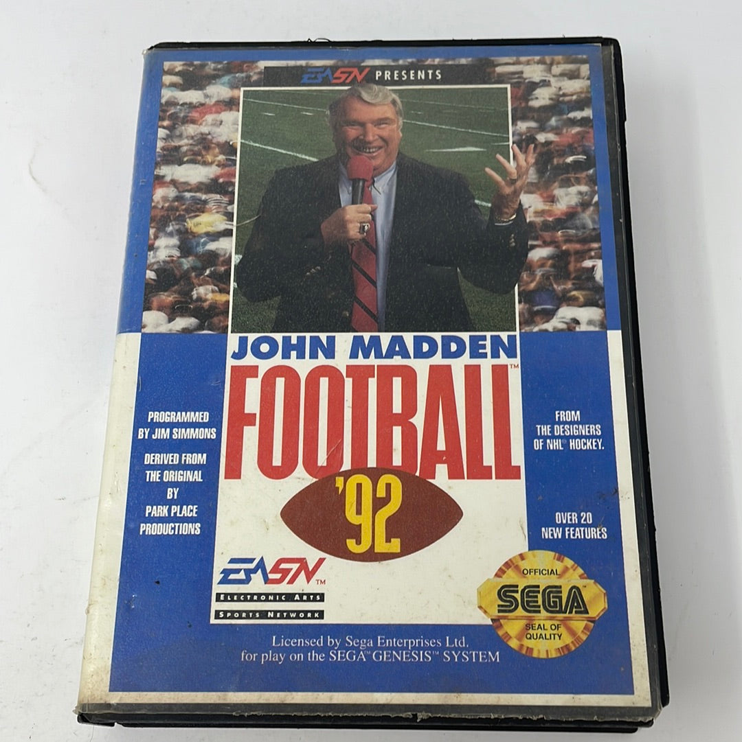 John Madden Football '92 - Sega Genesis