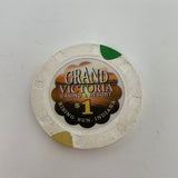 Vintage Grand Victoria Casino $1 Poker Chip