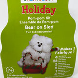 Creatology Holiday Pom Pom Kit Bear On Sled