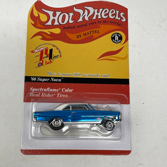 Hot Wheels 2012 Red Line Club ‘66 Super Nova 4024/10200