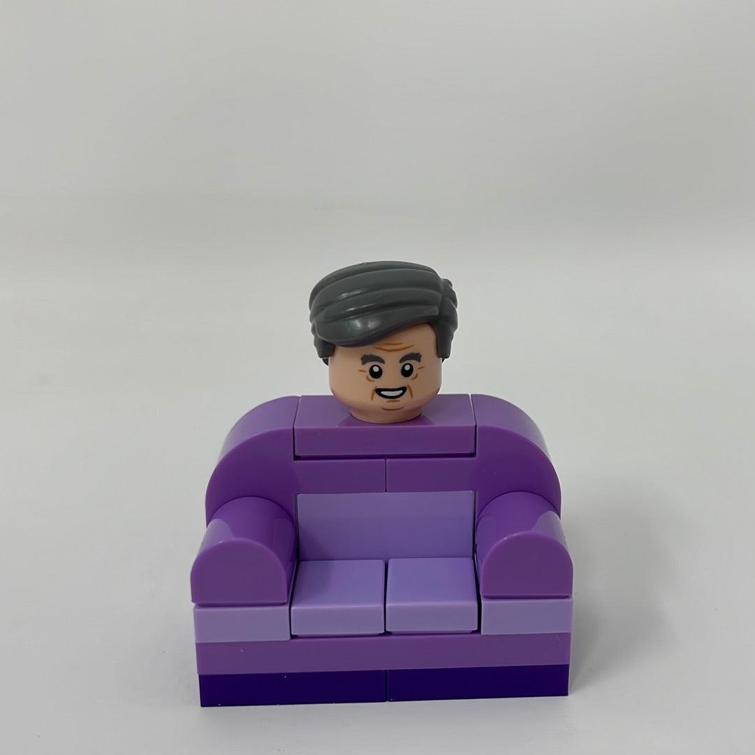 LEGO Harry Potter Horace Slughorn Armchair Minifig HP374 Advent
