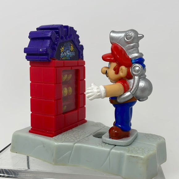 Burger King Nintendo Super Mario Sunshine Coin Flipper Collector Toy 2002—Works