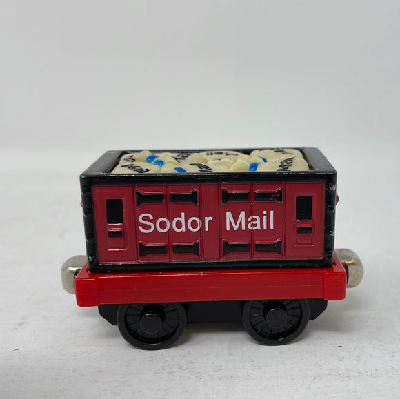 Thomas and Friends Sodor Mail Tender Die Cast Flip Top Magnetic 2003