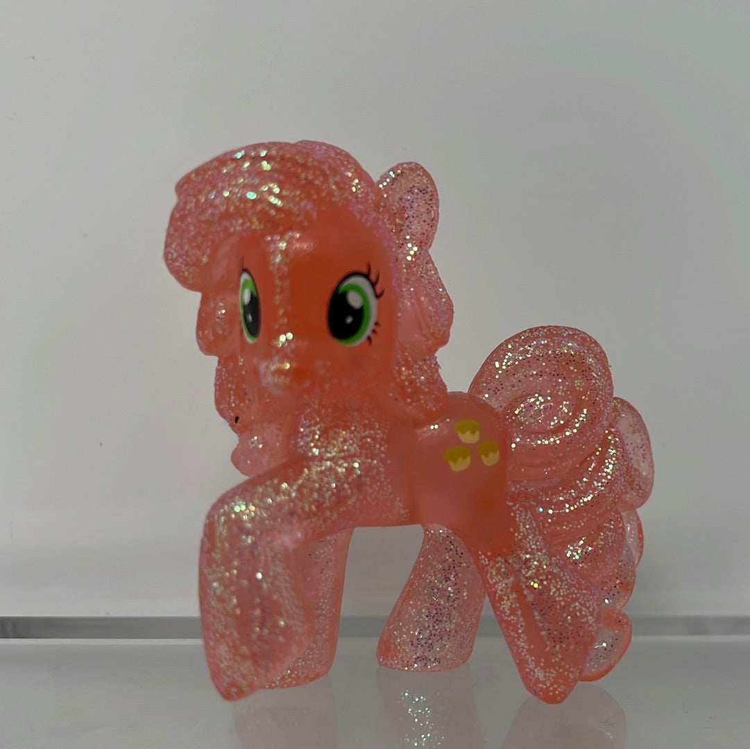 My Little Pony G4 Mini Pony Figure Clear Glitter Muffins MLP