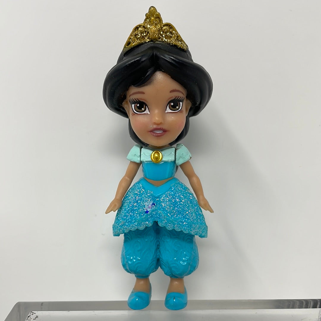 Disney Princess Mini Toddler Dolls GLITTER Series Jasmine Poseable
