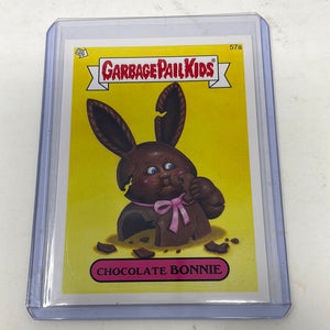 Garbage Pail Kids Series 2 Topps Sticker 57a Chocolate Bonnie