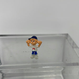 Mighty Max Replacement Mini-Figure 7/8" Bluebird Blue Hat 1992 Arms Up toy