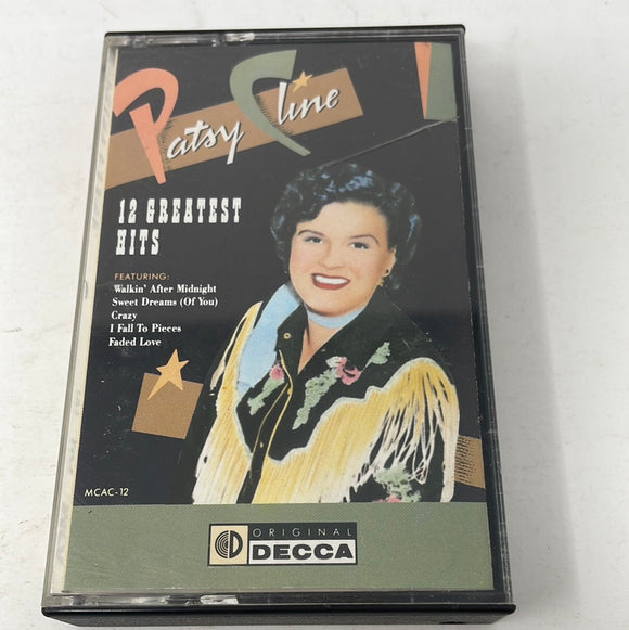 Cassette Pasty Cline 12 Greatest Hits