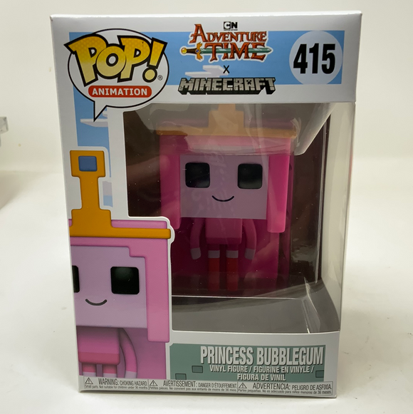 Funko Pop Animation Adventure Time Minecraft Princess Bubblegum 415