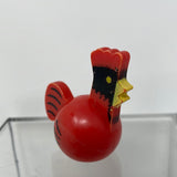 Vintage FISHER PRICE Little People FARM Animal RED ROOSTER Hong Kong