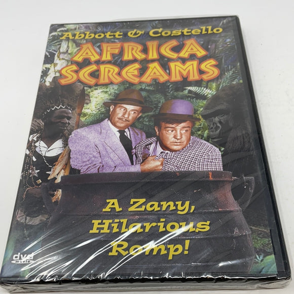 DVD Abbott and Costello Africa Screams (Sealed)