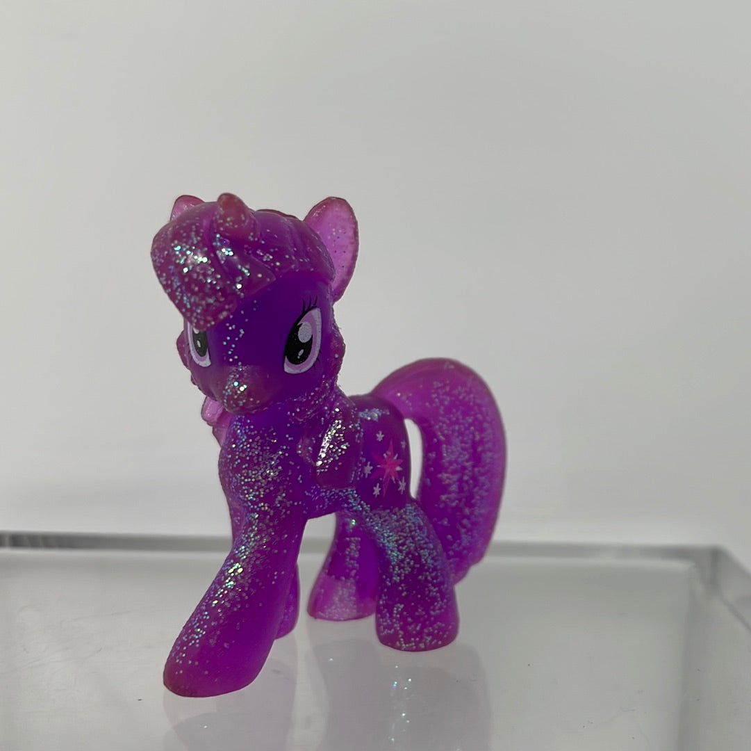 Hasbro My Little Pony Clear Glitter Mini Pony Twilight Sparkle MLP
