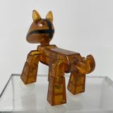 Stikbot Brown Transparent Horse Toy