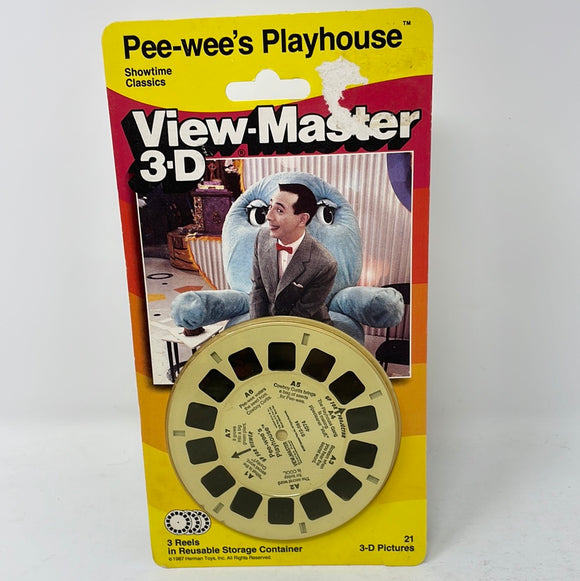 Pee-Wee's Playhouse View-Master 3-D 3 Reels 1988 New